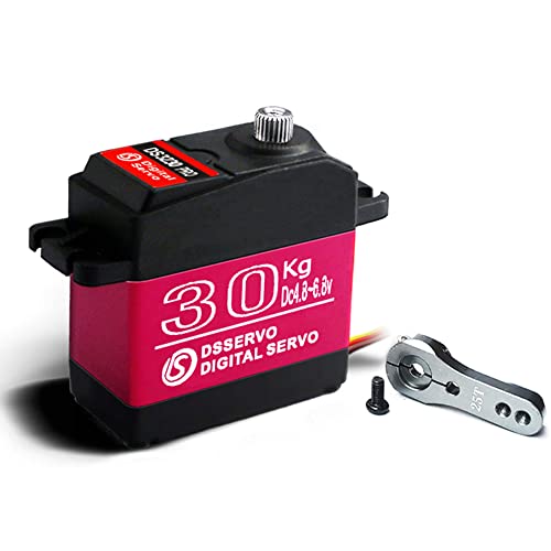 ANNIMOS 30KG PRO RC Servomotor "Hoge snelheid/vermogen" Roestvrij staal Gear Waterdichte Digitale Servo's (180 graden)