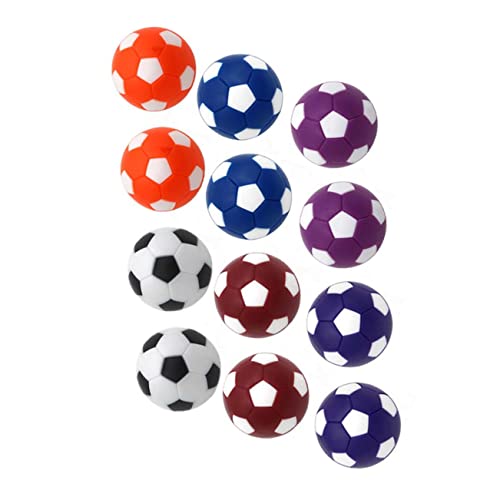 BESPORTBLE 12 Stuks Tafelvoetbal Bureau Voetballen Volwassen Voetbal Vervanging Van Voetbalballen Voetbal Tafel Ballen Voetbal Ballen Tafelspel Ballen Klein Voetbal Plastic Mini Model Kind