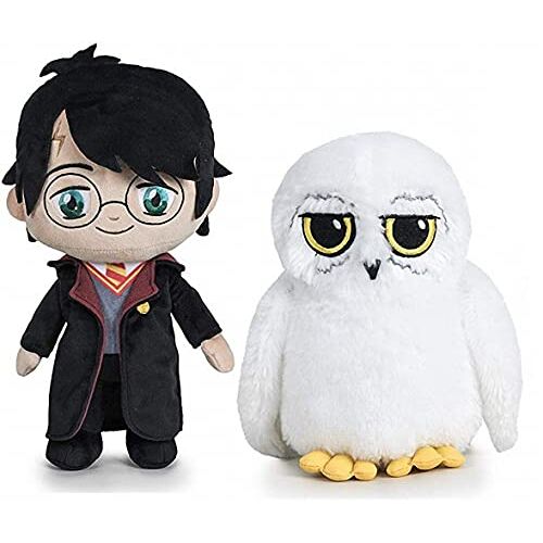 Play by Play 2 stuks Harry Potter: Harry Potter (20 cm) + Hedwig jendoek (15 cm)