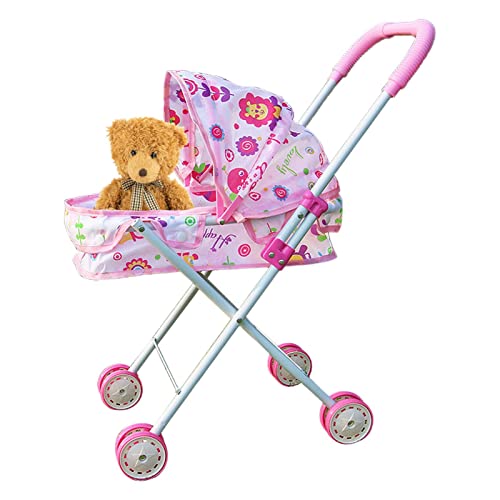 Campsie Kinderwagen speelgoed kinderen spelen opvouwbare kinderwagen bu-ggy   Babypop-kinderwagen   Kinderbabypop kinderwagen speelgoed   Kinderwagen met fantasiespel   Rollenspel speelgoedpoppenkinderwagen