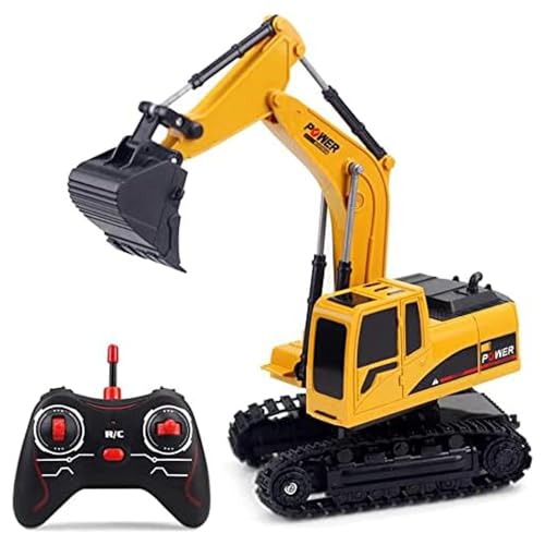 Ruutcasy Afstandsbediening Digger, Toy Digger Afstandsbediening Digger Graafmachine Speelgoed, Engineering Zandgraver Bouw Voertuig Speelgoed RC Graafmachine Speelgoed Auto's voor Kinderen