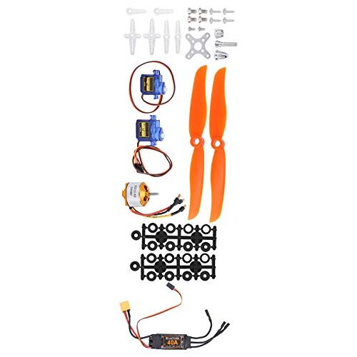 DAUERHAFT RC Vliegtuig Motor 6035 Propeller Accessoire Kit Vliegtuigen Propeller Vliegtuigen ESC RC Vliegtuig Accessoires voor RC Vliegtuig, Borstelloze Motor Gebruikt voor RC Vliegtuig Helikopter