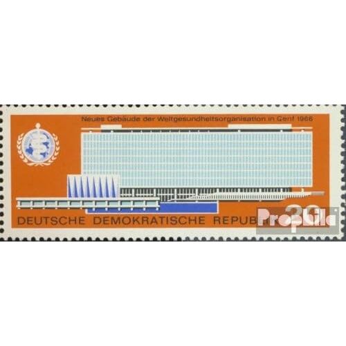 Prophila Collection DDR 1178II (compleet.Kwestie.) Gebieden van Gebiedenenf schade (Veld 22) 1966 WHO-Bouwen (Postzegels voor verzamelaars) Gezondheid