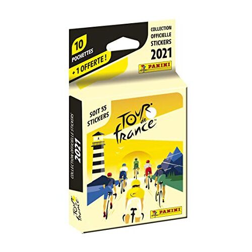 Panini Frankrijk SA-Tour DE France 2021 Blister 10+1 gratis, 004190KBF11