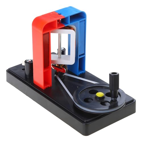 yanwuwa Handgeschroefde Elektriciteitsgenerator Model Generator Elektromagnetische Inductie Experiment Onderwijs Speelgoed Elektriciteit Generator