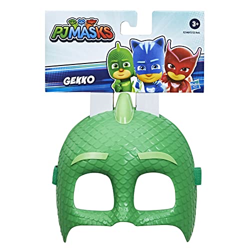 PJ Masks Heldenmasker (Gecko), kleuters speelgoed, kostuummasker om te verkleden voor kinderen vanaf 3 jaar, groen
