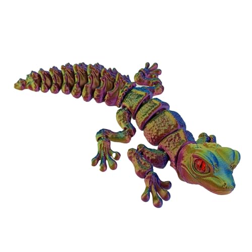 Retorno 3D-print hagedis, 3D-geprinte gelede hagedis 3D-printen hagedis speelgoed   Fantasie 3D-geprinte dieren, scharnierend hagedisspeelgoed voor directiespeelgoed