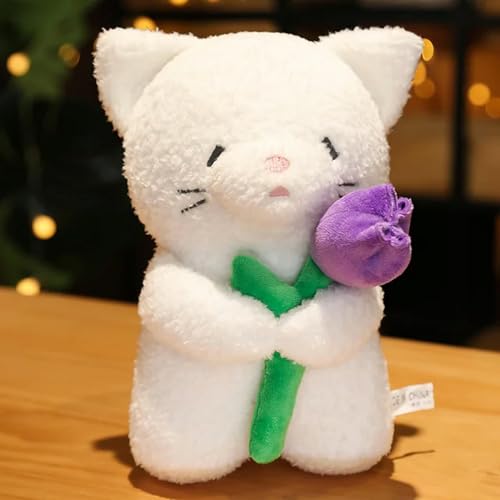 KiLoom Dierlijke pop leuke konijn beer kat pluche zoete meisjesdag Valentijnsdag cadeau speciaal voor kinderen vriendin 25cm 1