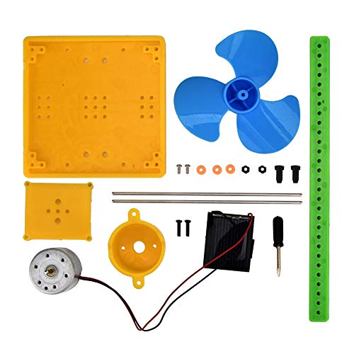 BHDD Mini Solar Power Generator Fan Model Solar Generator Fan Toy DIY Kits Toy Solar Generator Fan Toy, Solar Generator Generation, Teaching Experiment for Kids Home