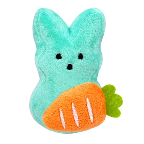 Fiorky 2024 nieuwe upgrade paashaas pluche, paashaas met wortel knuffels, wortel Peep Bunny schattige paasmand paashaas decoraties voor kinderen