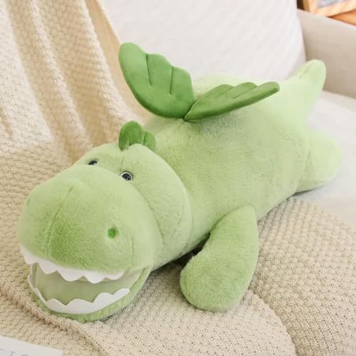 LfrAnk Schattige dinosaurus pluche speelgoed pluche dier dinosaurus pop dinosaurus lang kussen speelgoed verjaardagscadeau 70cm 1