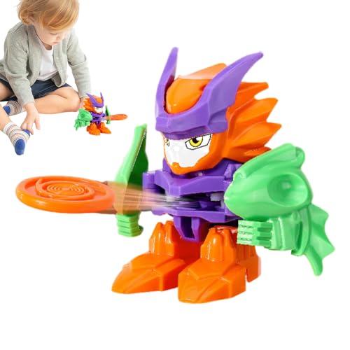 Bexdug STEM-robotspeelgoed Carrot Warrior Robotspeelset Educatief speelgoed   Educatief robotspeelgoed, krijgermodel kinderspeelgoed, robotbouwspeelgoed uit de Carrot Family-serie