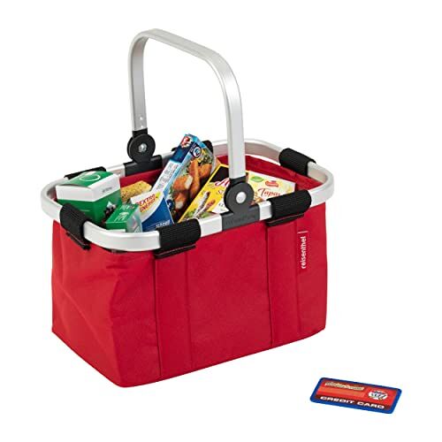 Klein Theo  9619 reisenthel Winkelmand "carrybag mini" I Mand met accessoiredoosjes voor de winkel I Speelgoed voor kinderen vanaf 3 jaar