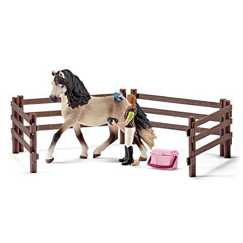 SCHLEICH 42270 Paardenverzorgingsset, Andalusier