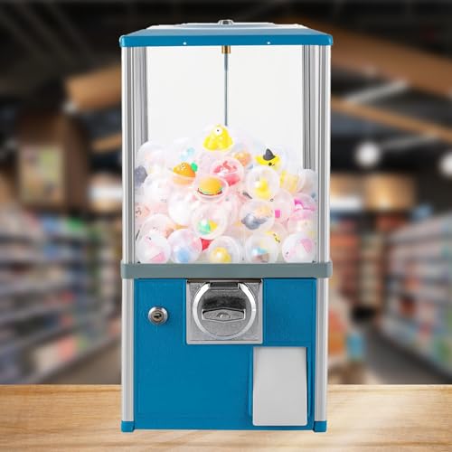 KYZTMHC Verkoopautomaten te koop Speelgoedautomaat Capsuleautomaat Kauwgomautomaat voor kinderen Snoepautomaatdispenser ( Color : Blue )