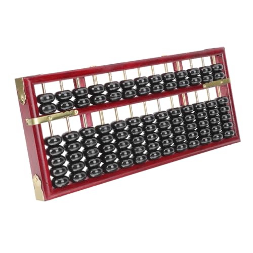 UYUME Een abacus Abacus, Wiskundeleermiddel, Chinees Abacus Abacus Speelgoed Tellen Schoolhulpmiddel Chinees Japans Educatief Wiskundespeelgoed Geschenken School Kantoor Rekenhulpmiddel 11x4.64in