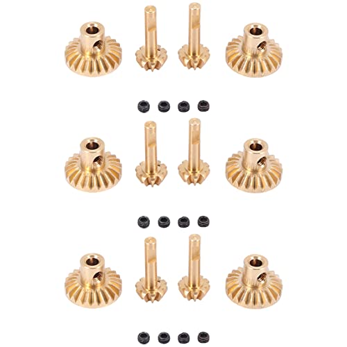 TsoLay 3 x messing voor- en as-aandrijving, aandrijving, assen, versnellingsbak, upgrade accessoires voor WPL B24 B36 C14 C24 MN D90 D99 MN99S onderdelen