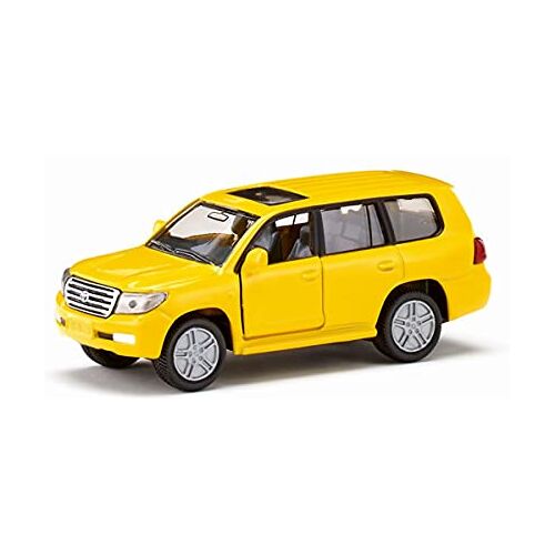 SIKU 1440, Toyota Landcruiser, Metal/plastic, Yellow, Opening doors, Toy car for children