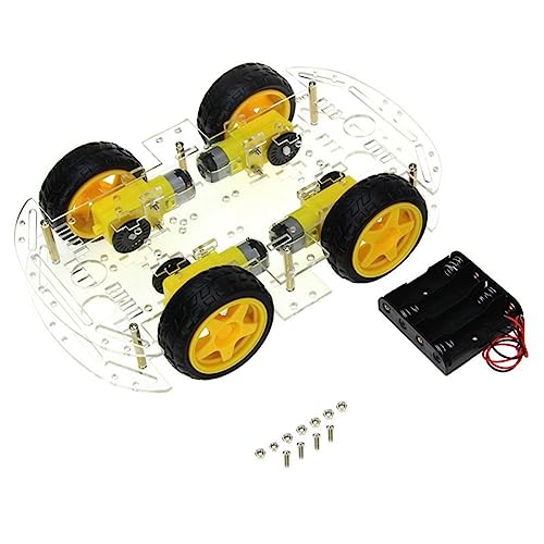 sunmin DIY Elektronische Kit Elektronica Kit Robot Acryl Auto Basis Auto Programmeren Kit Te Bouwen