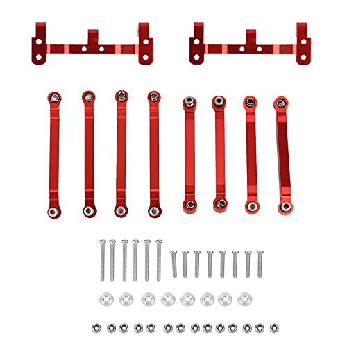 Dariokki Metalen Trekstangstangen met trekstanghouder voor Mn D90 D96 D99S Mn98 Mn99S 1/12 Rc Auto Upgrade Onderdelen, 1