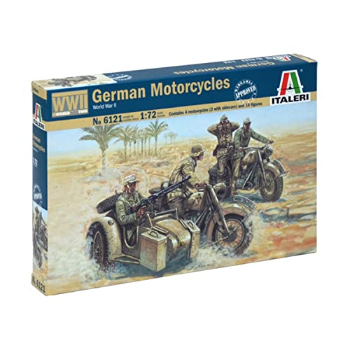 Italeri 510006121-1:72 WWII Duitse motorfietsen