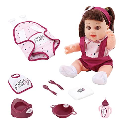 Mandeep Babypop zacht lichaam babypop jongens/meisje baby poppen speelgoed babypoppen accessoires