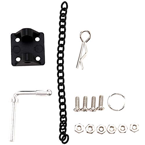 Datering 1/10 Rc Rock Kruiper Metaal Trekhaak Hanger VOOR Axial Scx10 90046 Cc01 D90 D110