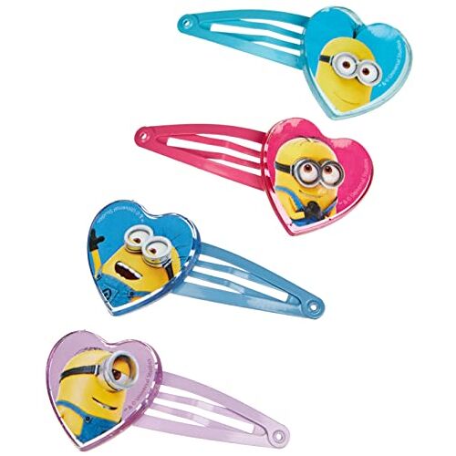 Joy Toy 90067 Minions 4 Motieven Haar Clip op Backer Card