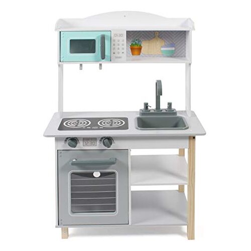 Bayer Chic 2000 Kinderkeuken, speelkeuken, wit-mint-grijs