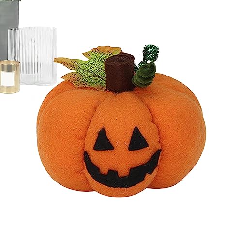 Generic Halloween-pompoen gevulde pop   Zacht knuffelpompoenspeeltje,Comfortabele Pompoen Knuffels, Gevulde Pompoen Vorm Poppen voor Kinderen, Jongens, Verjaardag Kerstcadeaus