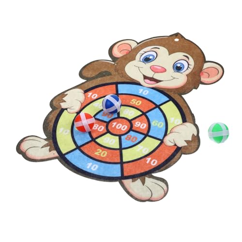 YARNOW 3 Sets kleverige bal voor kinderen dartbord kleverige ballen leuk dartbord met dieren cadeaus speelgoed- sticky ball dartborden kinderen dartbord spel kit jongen Goe bal suite