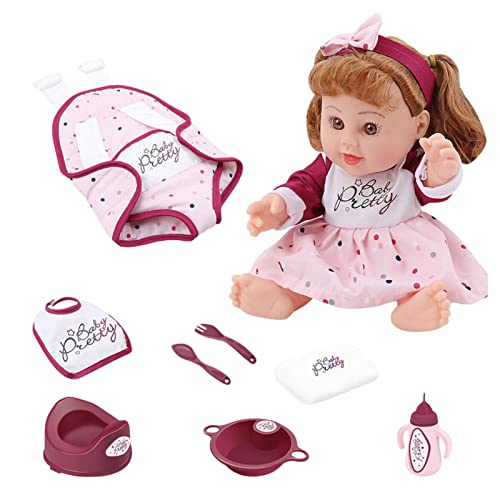 Mandeep Babypop zacht lichaam babypop jongens/meisje baby poppen speelgoed babypoppen accessoires