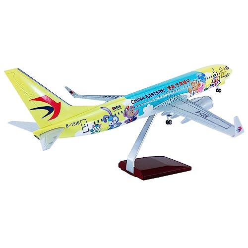 GUYANA Kopie vliegtuig model 1:85 47 cm Met Wielen & Led Licht Vliegtuig Vliegtuigen Voor Boeing B737-800 China Oost Vliegtuig Model collectie