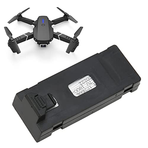 Jectse RC Drone Batterij, 3.7V 1800mAh Drone Batterij voor E88 E88PRO E88MAX E525 E99 E99PRO P1 P5PRO K3 S1 P8 Drone, Vervangende RC Quadcopter Drone Batterij