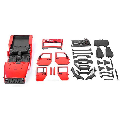 CHICIRIS 1/10 Carrosserie-accessoire, 1/10 Rc Carrosserie Carrosserie, model Accessoire Modelauto voor kinderen speelgoedauto(red)