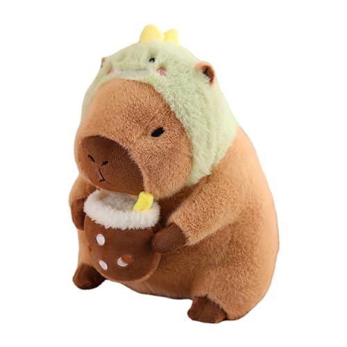 HUNYA Capybara Pluche, Knuffelbare Pluche Capybara, Schattig Capybara Knuffel, Zacht Capybara Pluchekussen, Capybara Knuffel, Capybara Cadeaus