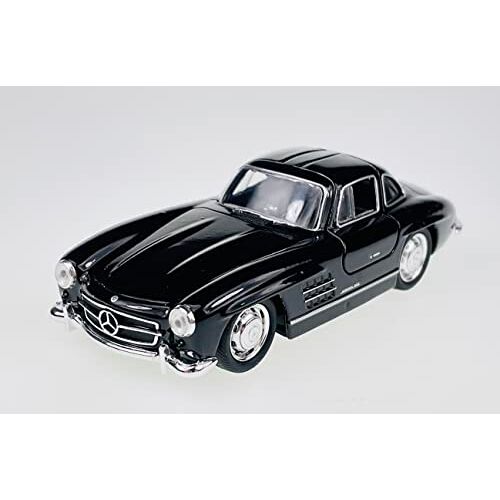 Welly Mercedes-Benz 300SL Coupe zwart W198 1954-1963 vleugeldeur ca. 1/43 1/36-1/46 model auto