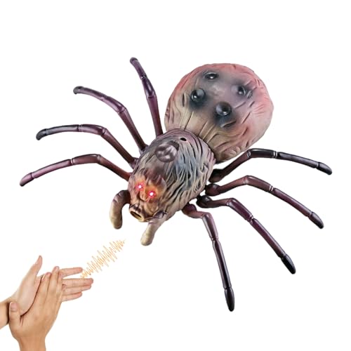 Ziurmut Spider Robot Kit, elektronisch dierenspeelgoed   Spider Science Elektronische speelgoedrobot Elektrische spraakbesturing Interactieve elektronische spin voor verjaardagscadeau voor jongen en