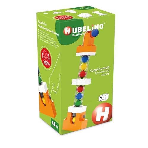 Hubelino 420596 kogelpomp uitbreiding (24-delig) kogelbaan, compatibel