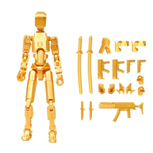 Fzysjve T13 actiefiguur, Titan 13 actiefiguur, T13 actiefiguurset, T 13 actiefiguur, DIY actiefiguur, Robo 13 actiefiguur, N13 actiefiguur, 3D-geprint actiefiguur (Color : H)