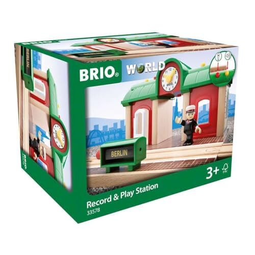 Brio Treinstation met Geluidsopname Functie 33578