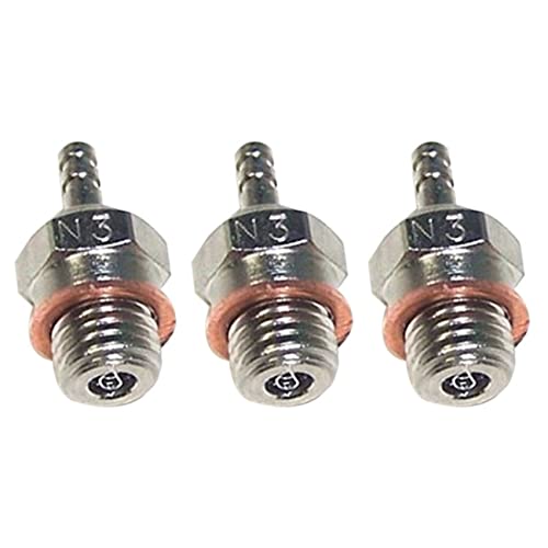 Evenden 3 x N3 gloeibougie vonken voor 70117 1/10 1/8 RC Truck Nitro motoronderdelen