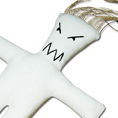 The Voodoo Shop Mad Mojo Doll White Voodoo pop met naald en rituele handleiding