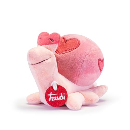 Trudi no 52242 Pluche hart met toewijding, cadeau voor Valentijnsdag, 16 x 32 x 20 cm, maat M