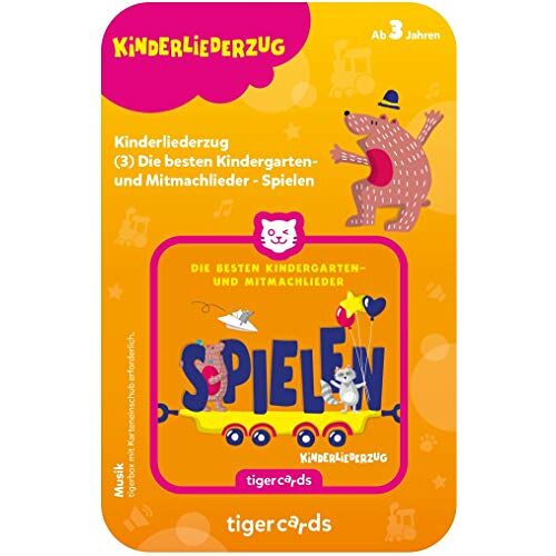 tigermedia tigercard Kinderliederzug Folge 3: Die besten Kindergartenlieder Spielen