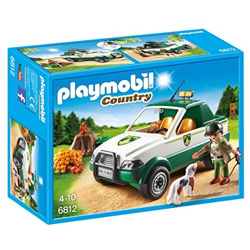 Playmobil 6812 Country Forest Pick Up Truck, leuke fantasierijke rollenspel, speelsets geschikt voor kinderen vanaf 4 jaar