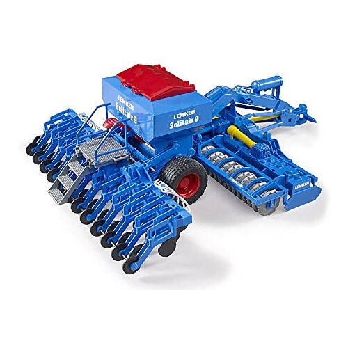 bruder 02026 Lemken Solitair 9, aanhangwagen, boerderij, landbouw, tractor accessoires