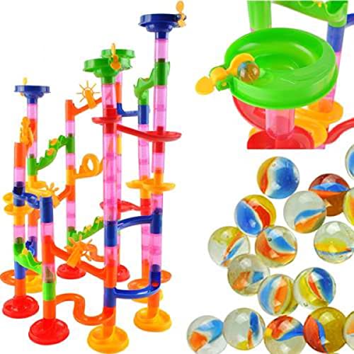 Generic Marble Run Pipeline Toys Set 105 Delig Marble Rush Knikkerbaan Marble Race Baan Knikker Race Knikkeren Leuk Als Cadeau