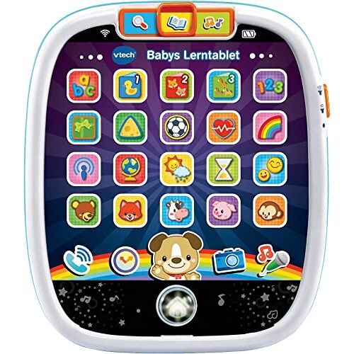 VTech 80-602904 baby educatief dienblad, blauw (Duitse versie)