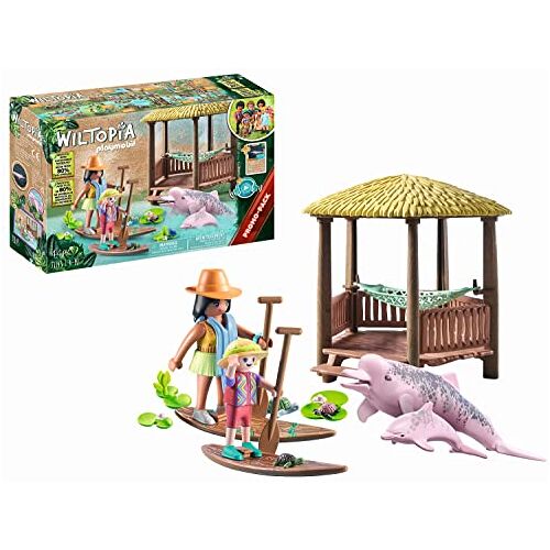 Playmobil 71143 PROMO Wiltopia Peddeltocht met de rivierdolfijnen, Multi kleuren,Eén maat